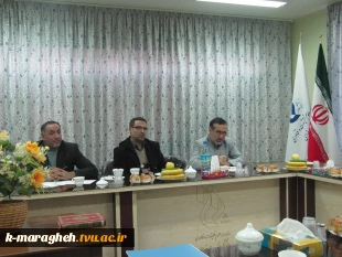 دومین جلسه خیرین شهرستان مراغه در محل آموزشکده 2