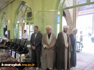 حضور ریاست و کارکنان مرکز در مراسم بزرگداشت ارتحال حضرت امام خمینی (ره)و شهدای قیام پانزده خرداد در مسجد جامع 2