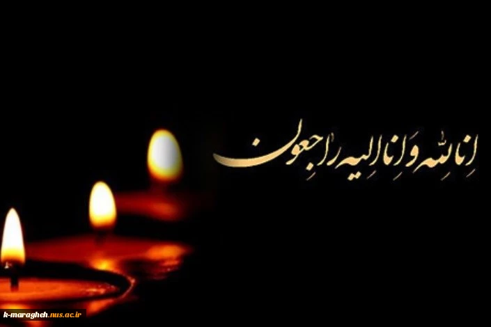 پیام تسلیت ریاست مرکز به مناسبت درگذشت مریم میرزا خانی 2