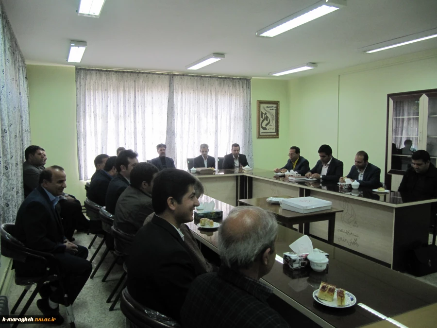 دیدار نوروزی کارکنان و اساتید آموزشکده با ریاست مرکز 4