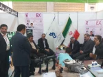 بازدید معاونت محترم استاندار و فرماندار ویژه مراغه و ریاست محترم مرکز از غرفه نمایشگاه ربع رشیدی در تبریز 8