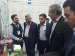 بازدید معاونت محترم استاندار و فرماندار ویژه مراغه و ریاست محترم مرکز از غرفه نمایشگاه ربع رشیدی در تبریز 4