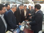 بازدید معاونت محترم استاندار و فرماندار ویژه مراغه و ریاست محترم مرکز از غرفه نمایشگاه ربع رشیدی در تبریز 6