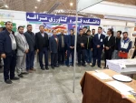 بازدید معاونت محترم استاندار و فرماندار ویژه مراغه و ریاست محترم مرکز از غرفه نمایشگاه ربع رشیدی در تبریز 9