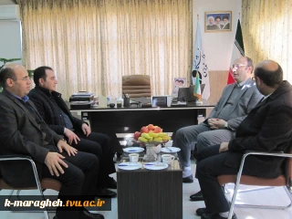 دیدار  دکتر احد بهشتی اصل ریاست محترم دانشگاه فنی و حرفه ای استان با ریاست آموزشکده