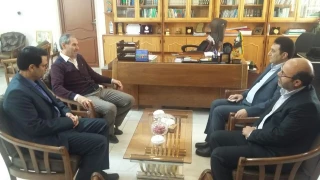 دیدار نوروزی ریاست آموزشکده و هیات همراه با فرماندار شهرستان مراغه