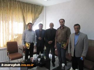 تجلیل و قدردانی رئیس هیأت قایقرانی از ریاست دانشکده فنی و کشاورزی مراغه