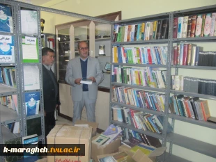 اهداء بیش از 2500جلد کتاب از طرف سازمان اسناد و کتابخانه ملی به کتابخانه دانشکده 2