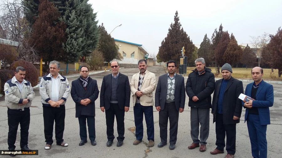 بازدید ریاست و مدیران گروههای آموزشی دانشکده از سازمان فنی و حرفه ای شهرستان مراغه 2