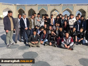 اردوی زیارتی دانشجویان دانشکده فنی و کشاورزی مراغه 7