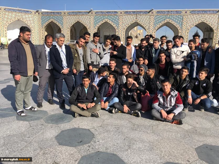 اردوی زیارتی دانشجویان دانشکده فنی و کشاورزی مراغه 7