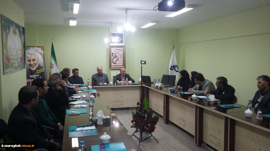 جلسه رؤسای مراکز استانی دانشگاه فنی و حرفه ای استان آذربایجان شرقی در دانشکده فنی و کشاورزی مراغه 5