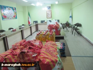 تهیه و توزیع بسته های معیشتی توسط خیرین و کارکنان دانشکده فنی و کشاورزی مراغه 2