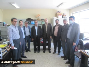 بازدید ریاست دانشگاه فنی و حرفه ای استان آذربایجان شرقی از دانشکده فنی و کشاورزی مراغه 4