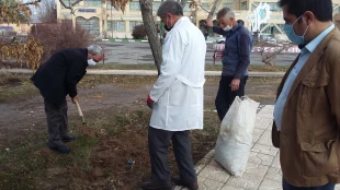 آغاز مراسم غرس 100 اصله نهال بمناسبت هفته درختکاری در دانشکده فنی و کشاورزی مراغه 10