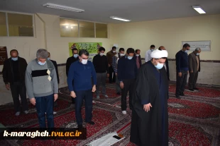 برگزاری مراسم عزاداری شهادت حضرت فاطمه الزهرا (س)،هفته بصیرت،حماسه نهم دی ماه و یاد بود شهادت پاسدار رشید اسلام سردار سلیمانی در دانشکده فنی و کشاورزی مراغه 2