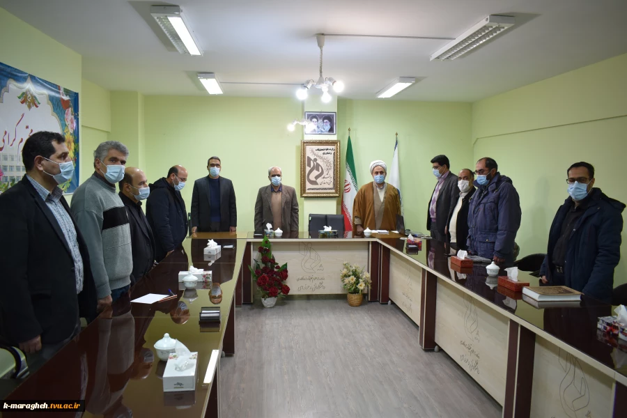 برگزاری مراسم عزاداری شهادت حضرت فاطمه الزهرا (س)،هفته بصیرت،حماسه نهم دی ماه و یاد بود شهادت پاسدار رشید اسلام سردار سلیمانی در دانشکده فنی و کشاورزی مراغه 2