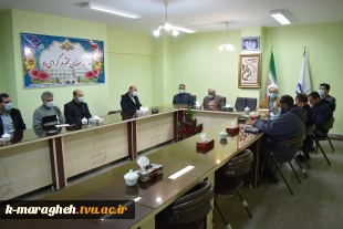برگزاری مراسم عزاداری شهادت حضرت فاطمه الزهرا (س)،هفته بصیرت،حماسه نهم دی ماه و یاد بود شهادت پاسدار رشید اسلام سردار سلیمانی در دانشکده فنی و کشاورزی مراغه 2