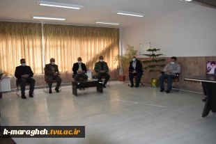 برگزاری مراسم عزاداری شهادت حضرت فاطمه الزهرا (س)،هفته بصیرت،حماسه نهم دی ماه و یاد بود شهادت پاسدار رشید اسلام سردار سلیمانی در دانشکده فنی و کشاورزی مراغه 2