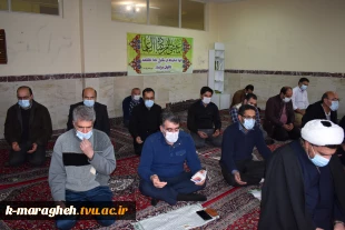 برگزاری مراسم عزاداری شهادت حضرت فاطمه الزهرا (س)،هفته بصیرت،حماسه نهم دی ماه و یاد بود شهادت پاسدار رشید اسلام سردار سلیمانی در دانشکده فنی و کشاورزی مراغه 2