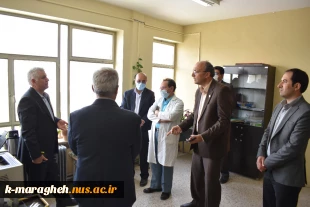 بازدید جناب آقای دکتر احد بهشتی اصل ریاست محترم دانشگاه فنی و حرفه ای واحد استان آذربایجان شرقی و جناب آقای دکتر ضرغامی مدیر کل امور حقوقی دانشگاه فنی و حرفه ای کشور از دانشکده فنی و کشاورزی مراغه
 2