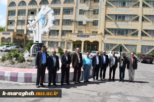 بازدید جناب آقای دکتر احد بهشتی اصل ریاست محترم دانشگاه فنی و حرفه ای واحد استان آذربایجان شرقی و جناب آقای دکتر ضرغامی مدیر کل امور حقوقی دانشگاه فنی و حرفه ای کشور از دانشکده فنی و کشاورزی مراغه
 4