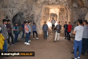 بازدید دانشجویان مقیم خوابگاه از نقاط دیدنی و جاذبه های تاریخی و گردشگری شهرستان مراغه  2