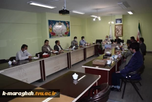 جلسه توجیهی با سرگروههای  آموزشی در خصوص آزمون پایان ترم دروس بصورت حضوری 2
