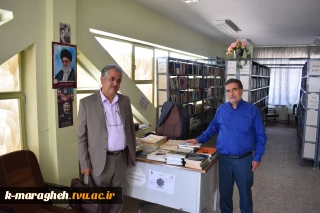اهدای 50 جلد کتاب تخصصی مکانیک خودرو توسط خیر نیکوکار مهندس ودود فریدی به کتابخانه دانشکده فنی و کشاورزی مراغه