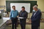 بازدید جناب آقای دکتر مسلم پور نماینده محترم هیات نظارت و ارزیابی دانشگاه فنی و حرفه ای کشور از حوزه امتحانات دانشکده فنی و کشاورزی مراغه 5