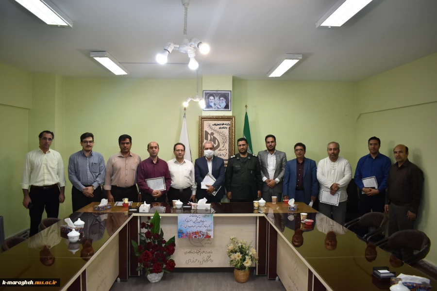 تجلیل از اساتید بسیجی آموزشکده فنی و کشاورزی مراغه بمناسبت گرامیداشت یاد و خاطره استاد شهید مصطفی چمران 2