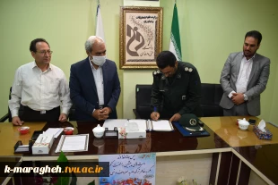امضای تفاهم نامه همکاری بین آموزشکده فنی و کشاورزی مراغه و کانون بسیج شهرستان مراغه در خصوص اجرای پروژه های تحقیقاتی،پژوهشی، کاربردی و اجرای برنامه های آموزشی مشترک 4