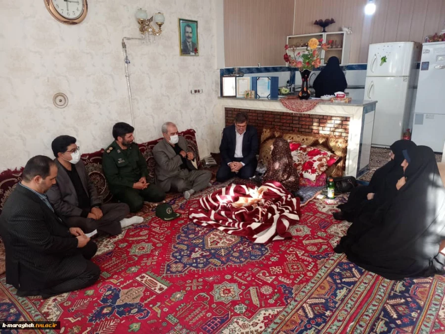 دیدار با خانواده های معظم شهدا، جانبازان و ایثارگران هشت سال دفاع مقدس شهرستان مراغه 6