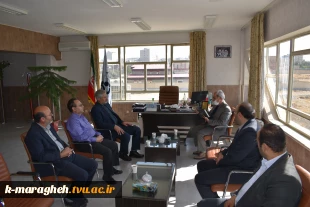 بازدید آقای دکتر داود اسدیان معاونت محترم استاندار و فرماندار شهرستان ویژه مراغه از آموزشکده فنی و کشاورزی مراغه 2