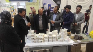بازدید جمعی از دانشجویان دانشکده فنی و کشاورزی مراغه از دهمین نمایشگاه نوآوری و فناوری ربع رشیدی 6
