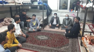 بازدید سر زده ریاست محترم دانشکده از خوابگاه دانشجویی دانشکده فنی و کشاورزی مراغه 2