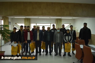 مراسم تجلیل از دانشجویان نمونه هر رشته تحصیلی، منظم خوابگاهی،فرزندان شهید- جانباز- ایثارگر و رزمنده هشت سال دفاع مقدس بمناسبت 16 آذر ماه(روز دانشجو) در دانشکده فنی و کشاورزی مراغه 4