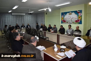برگزاری مراسم بازنشستگی و تقدیر از زحمات صمیمانۀ آقایان حسن لطفی و نریمان قانونی از همکاران دانشکده فنی و کشاورزی مراغه 4