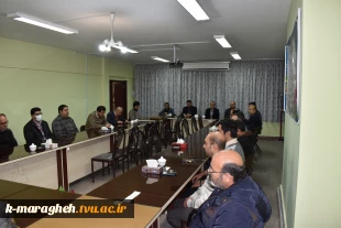 برگزاری مراسم بازنشستگی و تقدیر از زحمات صمیمانۀ آقایان حسن لطفی و نریمان قانونی از همکاران دانشکده فنی و کشاورزی مراغه 5