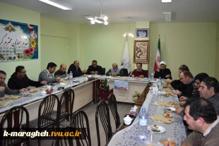 برگزاری مراسم بازنشستگی و تقدیر از زحمات صمیمانۀ آقایان حسن لطفی و نریمان قانونی از همکاران دانشکده فنی و کشاورزی مراغه 8