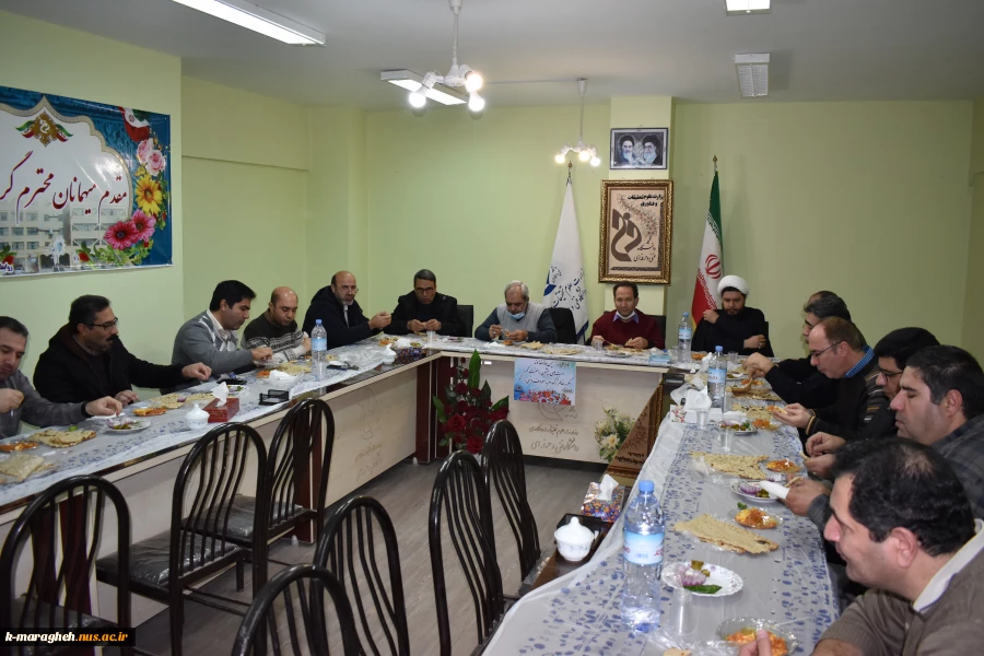 برگزاری مراسم بازنشستگی و تقدیر از زحمات صمیمانۀ آقایان حسن لطفی و نریمان قانونی از همکاران دانشکده فنی و کشاورزی مراغه 8
