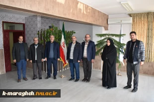 بازدید معاونت محترم سیاسی، امنیتی و اجتماعی فرمانداری ویژه شهرستان مراغه از دانشکده فنی و کشاورزی مراغه 4