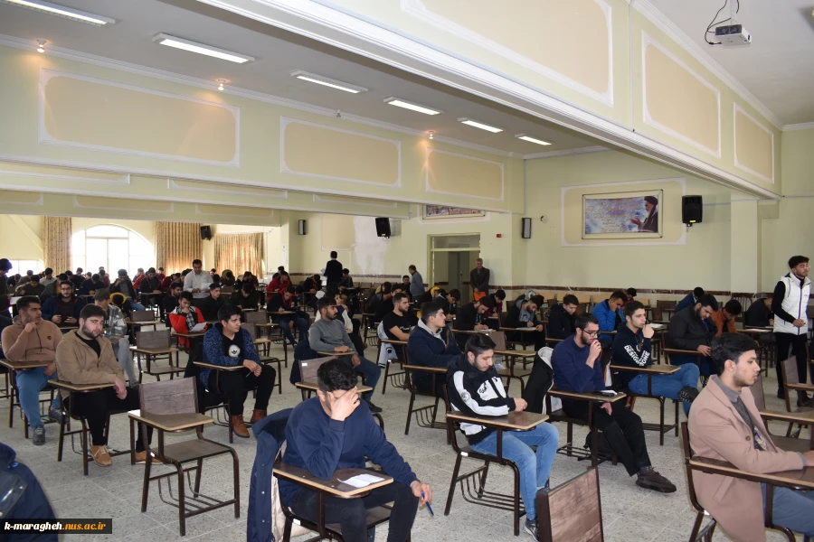 آغاز امتحانات نیمسال اول سالتحصیلی 1402-1401در دانشکده فنی و کشاورزی مراغه 2