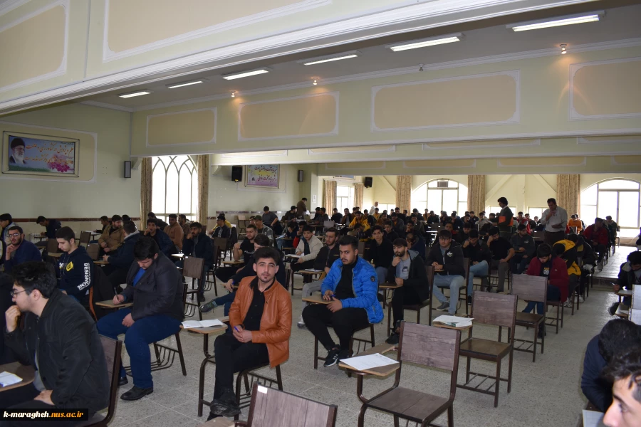 آغاز امتحانات نیمسال اول سالتحصیلی 1402-1401در دانشکده فنی و کشاورزی مراغه 6
