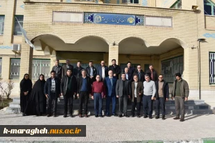 بازدید جناب آقای دکتر احد بهشتی اصل ریاست محترم دانشگاه فنی و حرفه ای واحد استان آذربایجان شرقی و جناب آقای مهندس شبستانی رئیس محترم مرکز نظارت، ارزیابی و تضمین کیفیت دانشگاه فنی و حرفه ای کشور از دانشکده فنی و کشاورزی مراغه 
 2