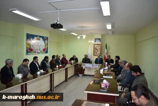 بازدید مهندس شبستانی رئیس محترم مرکز نظارت، ارزیابی و تضمین کیفیت دانشگاه فنی و حرفه ای کشور و دکتر احد بهشتی اصل ریاست محترم دانشگاه فنی و حرفه ای واحد استان آذربایجان شرقی از دانشکده فنی و کشاورزی مراغه 
 2