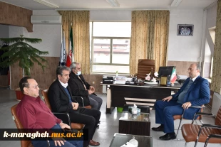 بازدید مهندس شبستانی رئیس محترم مرکز نظارت، ارزیابی و تضمین کیفیت دانشگاه فنی و حرفه ای کشور و دکتر احد بهشتی اصل ریاست محترم دانشگاه فنی و حرفه ای واحد استان آذربایجان شرقی از دانشکده فنی و کشاورزی مراغه 
 2