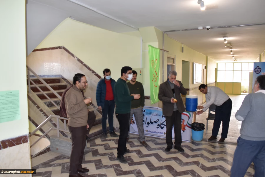 برگزاری ایستگاه صلواتی بمناسبت نیمه شعبان در آموزشکده فنی و کشاورزی مراغه 4
