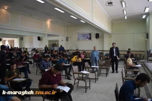 بازدید نماینده نظارت و ارزیابی دانشگاه فنی و حرفه ای کشور از روند برگزاری امتحانات نیمسال دوم سالتحصیلی دانشکده فنی و کشاورزی مراغه 2