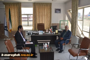 بازدید نماینده نظارت و ارزیابی دانشگاه فنی و حرفه ای کشور از روند برگزاری امتحانات نیمسال دوم سالتحصیلی دانشکده فنی و کشاورزی مراغه 3